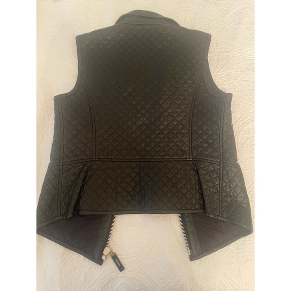 MCM Worldwide Black Leather Vest - Picture 2 of 4